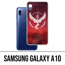 Samsung Galaxy A10 Custodia - Pokémon Go Team Red Grunge
