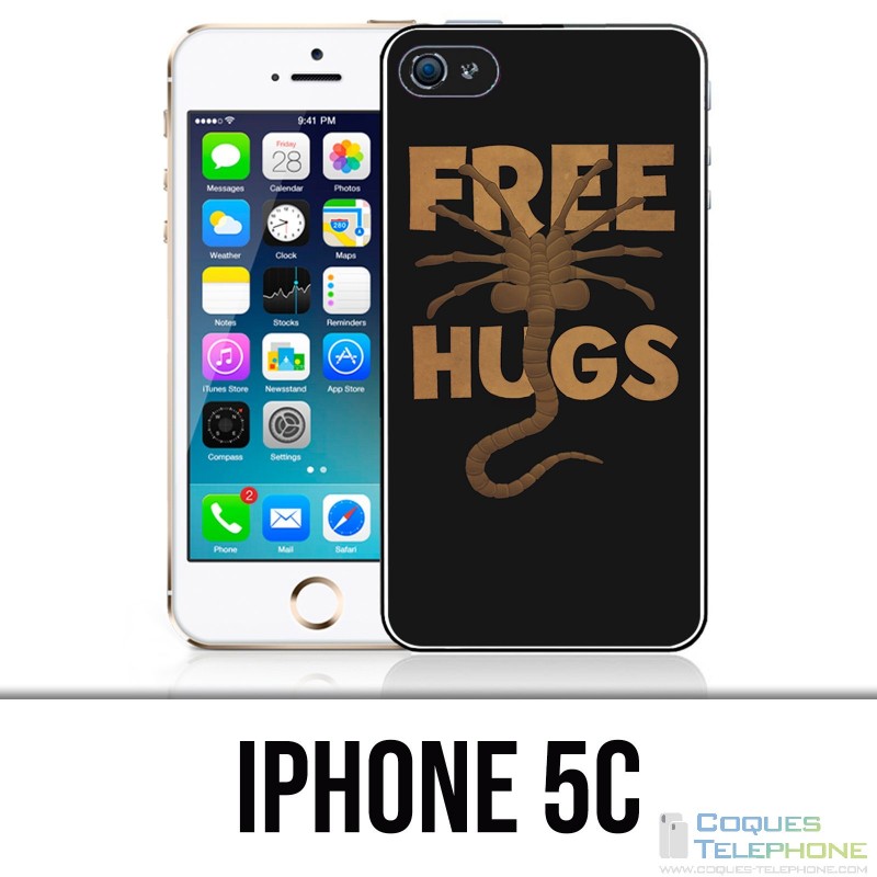 Coque iPhone 5C - Free Hugs Alien
