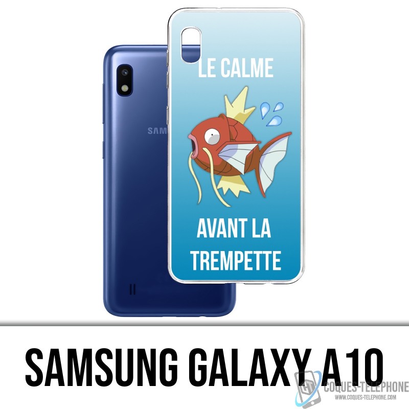 Coque Samsung Galaxy A10 - Pokémon Le Calme Avant La Trempette Magicarpe
