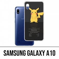 Funda Samsung Galaxy A10 - Tarjeta de identificación de Pokémon Pikachu