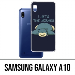 Samsung Galaxy A10 Custodia - Pokémon Ronflex Hate Morning
