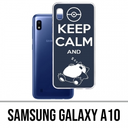 Funda Samsung Galaxy A10 - Pokémon Ronflex Mantener la calma