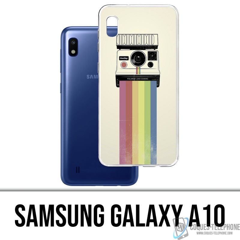 Coque Samsung Galaxy A10 - Polaroid Arc En Ciel Rainbow