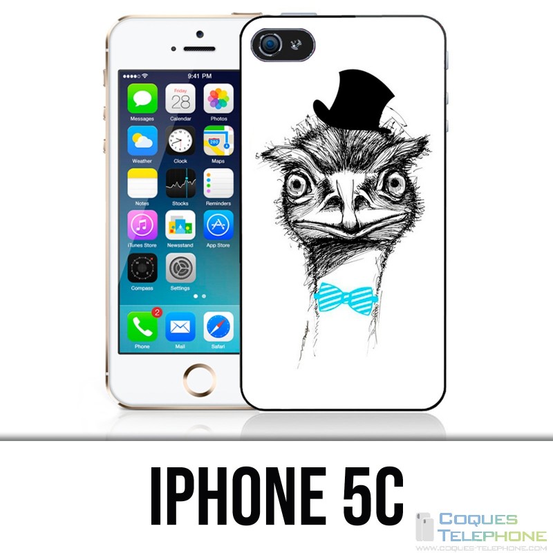 Coque iPhone 5C - Funny Autruche