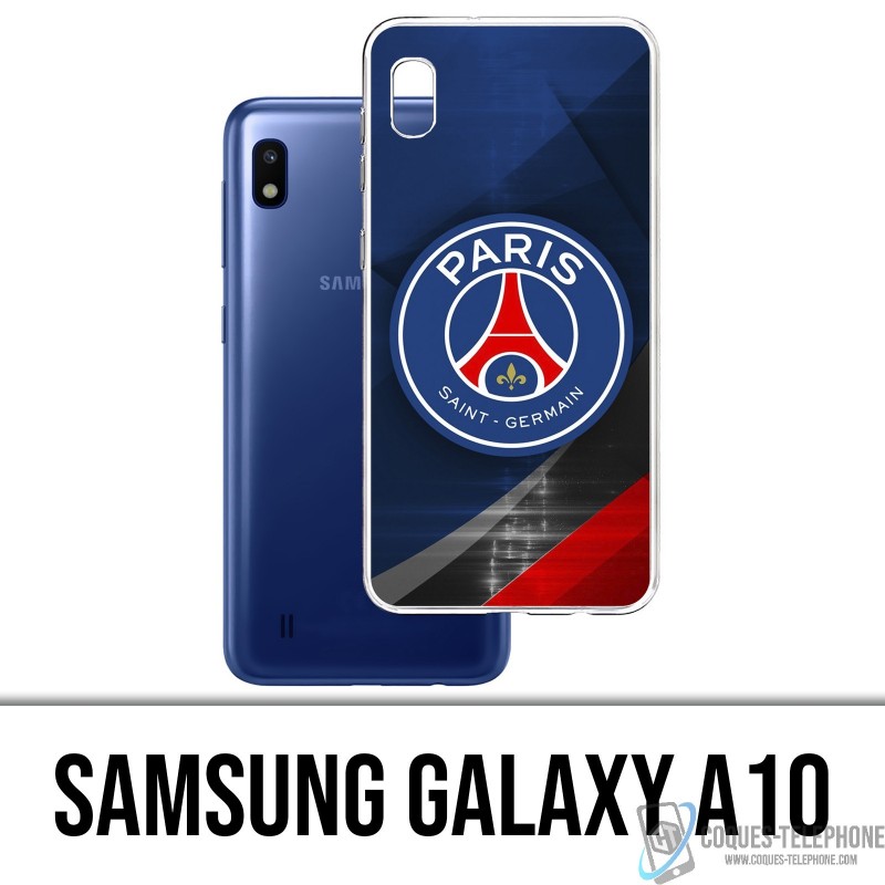 Funda del Samsung Galaxy A10 - Logotipo de metal cromado de Psg