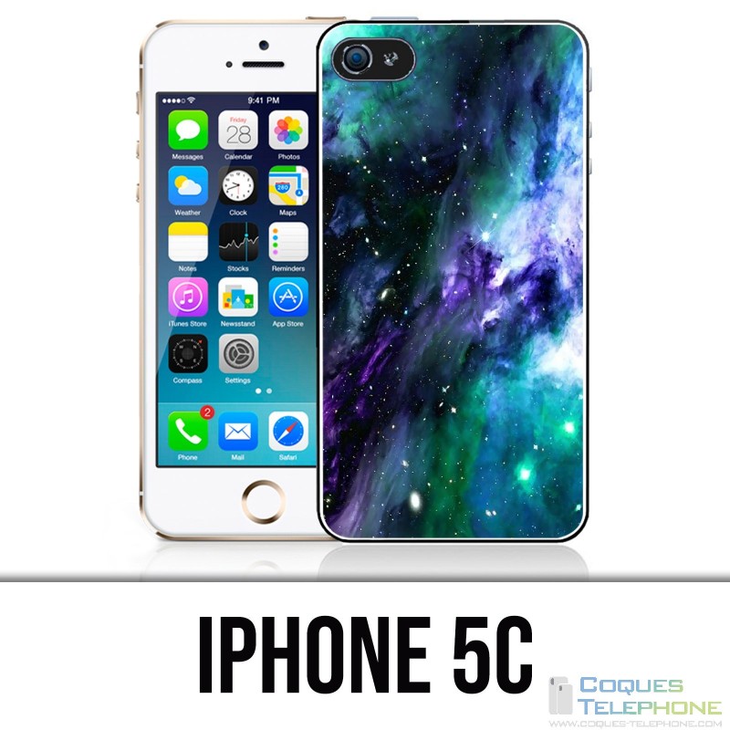 IPhone 5C Case - Blue Galaxy