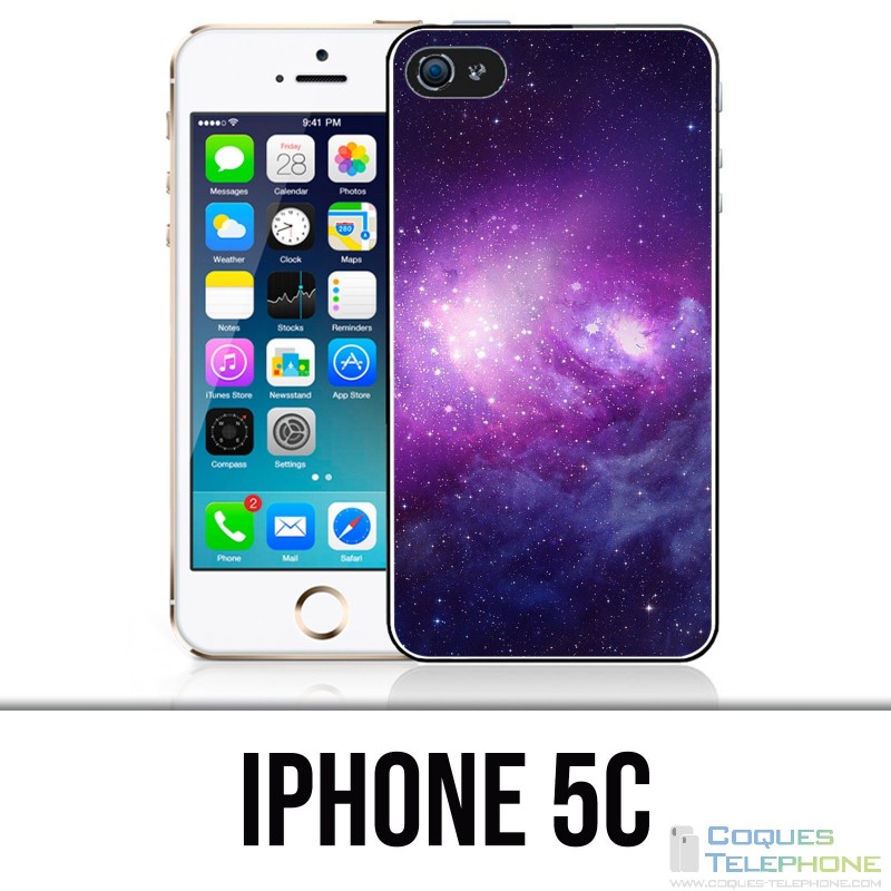 IPhone 5C Hülle - Lila Galaxie