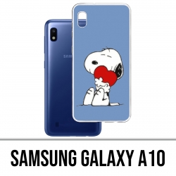 Coque Samsung Galaxy A10 - Snoopy Coeur