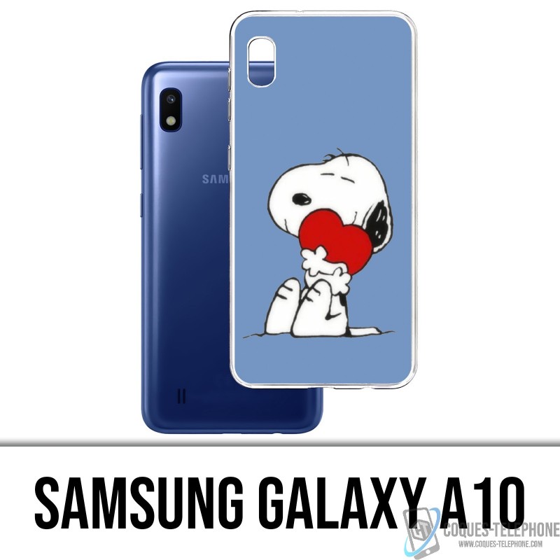 Coque Samsung Galaxy A10 - Snoopy Coeur