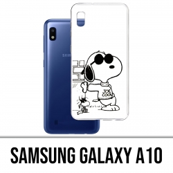 Samsung Galaxy A10 Case - Snoopy Black White