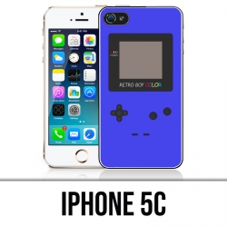 Coque iPhone 5C - Game Boy Color Bleu
