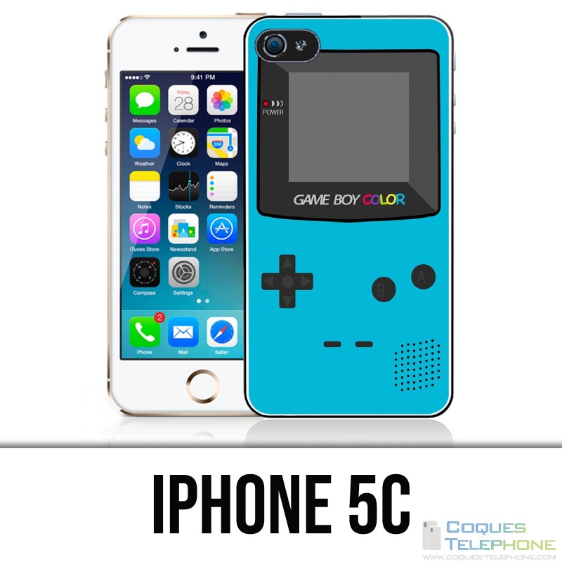 Funda iPhone 5C - Game Boy Color Turquesa