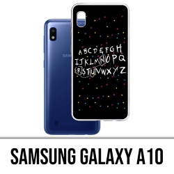Case Samsung Galaxy A10 - Alphabet der seltsamen Dinge
