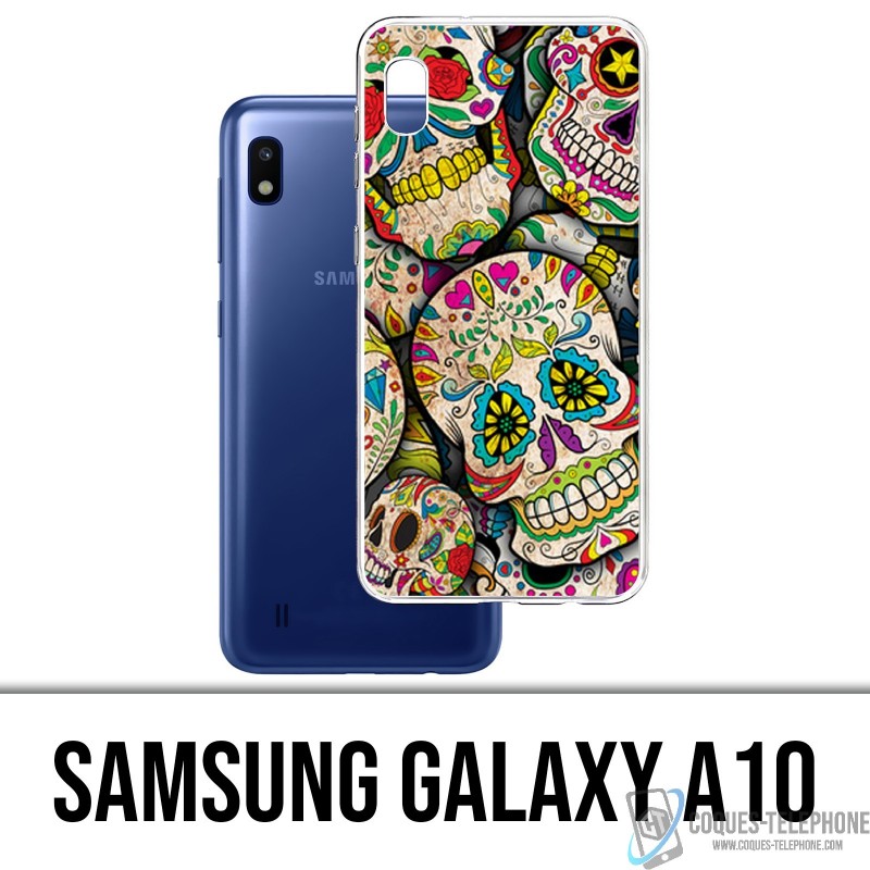 Samsung Galaxy A10 Custodia - Teschio di zucchero