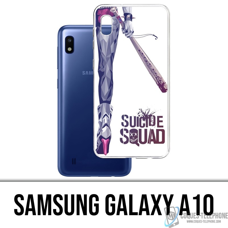Coque Samsung Galaxy A10 - Suicide Squad Jambe Harley Quinn