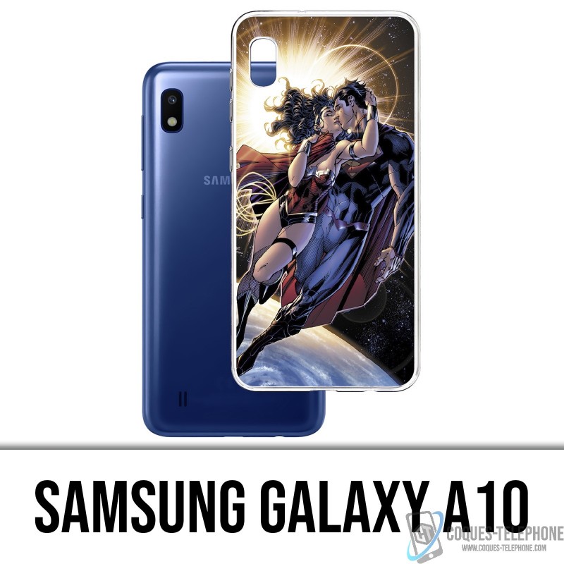 Samsung Galaxy A10 Custodia - Superman Wonderwoman