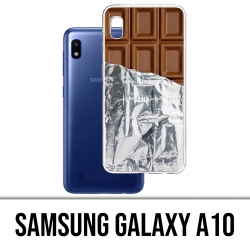 Coque Samsung Galaxy A10 - Tablette Chocolat Alu