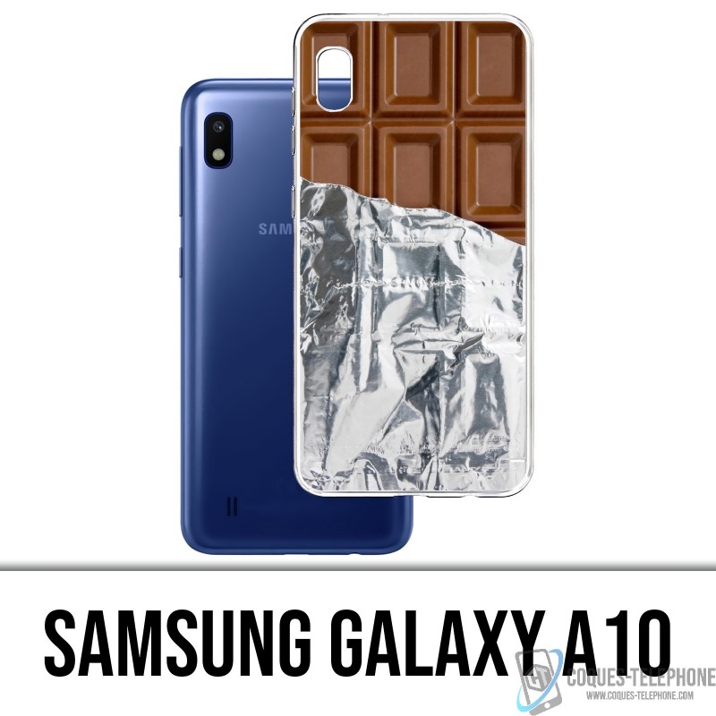 Coque Samsung Galaxy A10 - Tablette Chocolat Alu