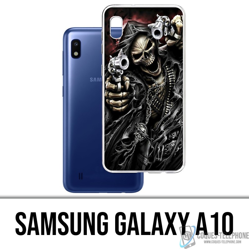 Coque Samsung Galaxy A10 - Tete Mort Pistolet