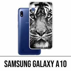 Samsung Galaxy A10 Case - Schwarz-Weißer Tiger