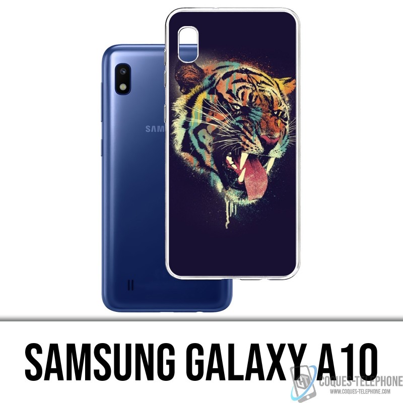Coque Samsung Galaxy A10 - Tigre Peinture