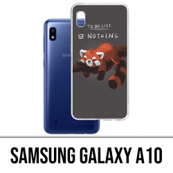Samsung Galaxy A10 Case - To Do List Panda Red