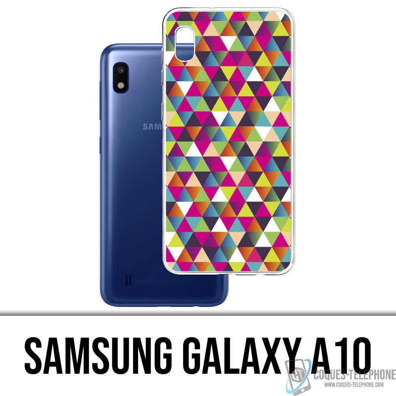 Coque Samsung Galaxy A10 - Triangle Multicolore