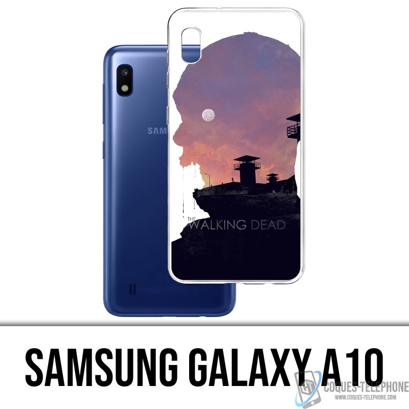 Coque Samsung Galaxy A10 - Walking Dead Ombre Zombies