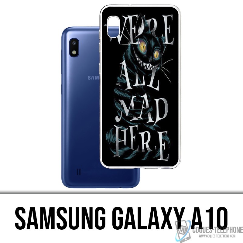 Samsung Galaxy A10 Custodia - Erano tutti pazzi qui Alice nel paese delle meraviglie