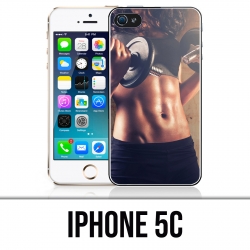 Coque iPhone 5C - Girl Musculation