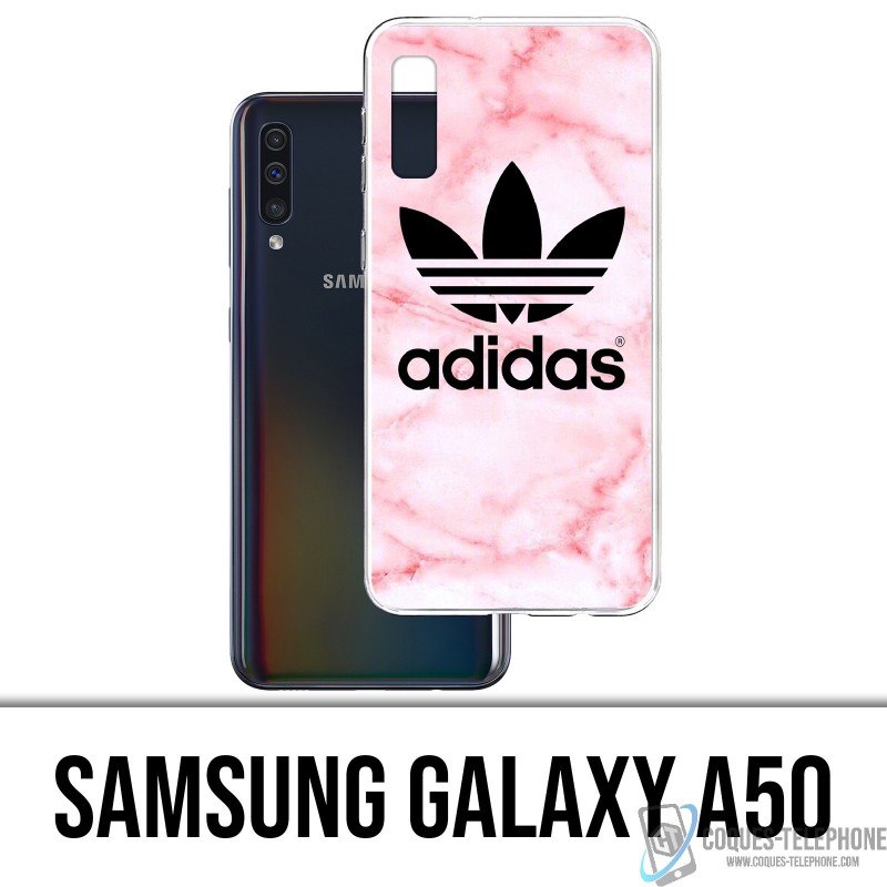 Coque Samsung Galaxy A50 - Adidas Marble Pink