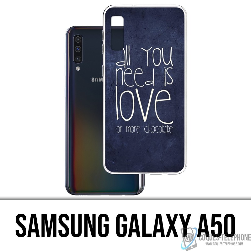 Samsung Galaxy A50 Custodia - Tutto ciò che serve è il cioccolato