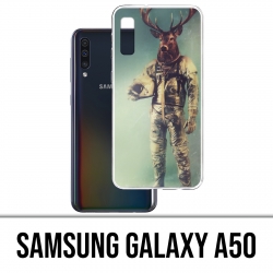 Coque Samsung Galaxy A50 - Animal Astronaute Cerf