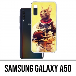 Samsung Galaxy A50 Custodia - Gatto astronauta animale