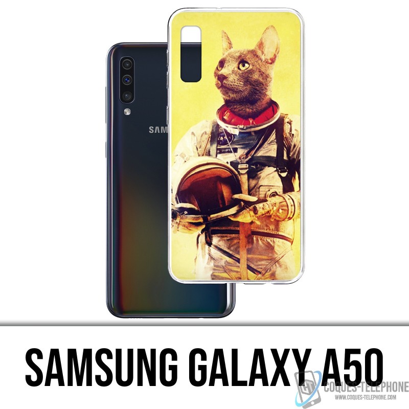 Samsung Galaxy A50 Custodia - Gatto astronauta animale