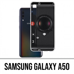 Samsung Galaxy A50 Custodia - Macchina fotografica d'epoca nera