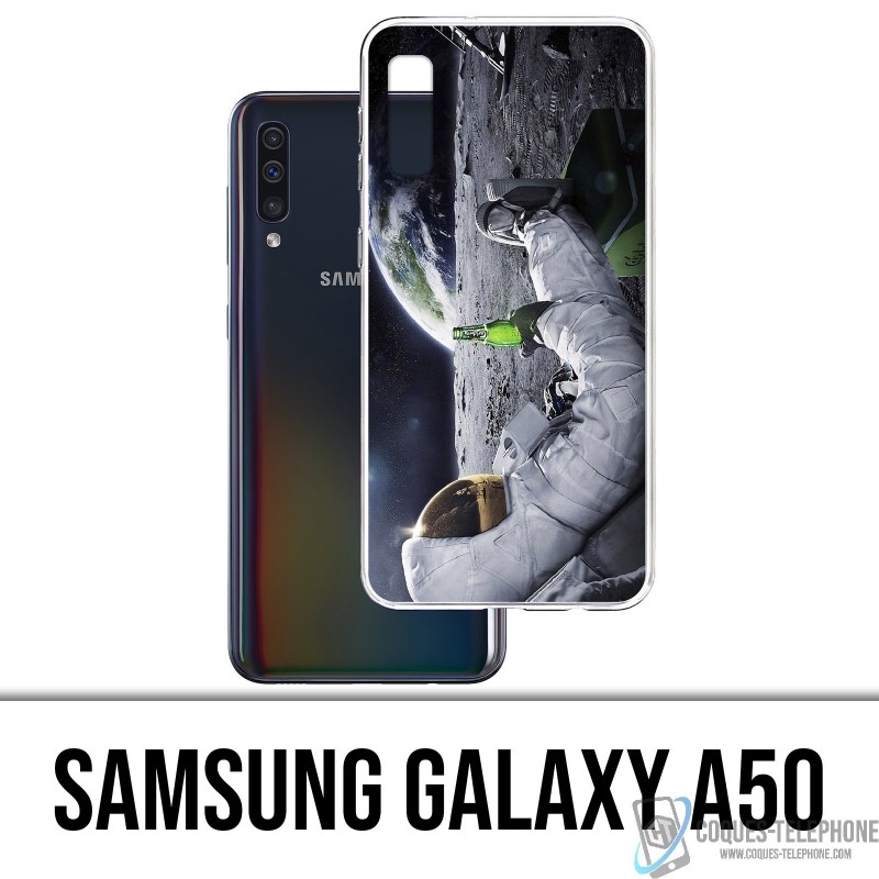 Coque Samsung Galaxy A50 - Astronaute Bière