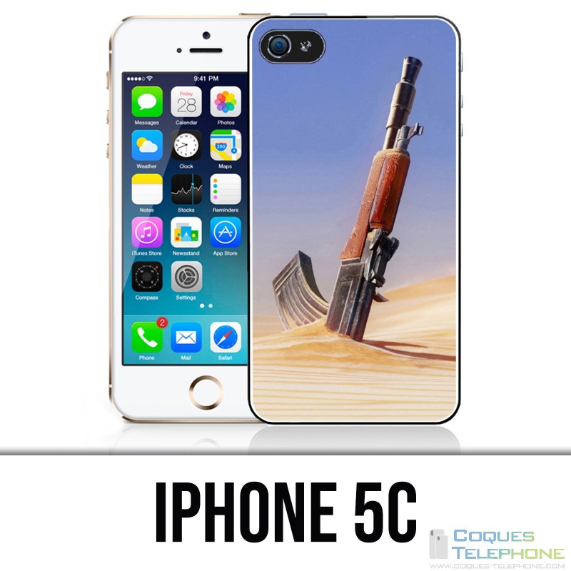 Coque iPhone 5C - Gun Sand