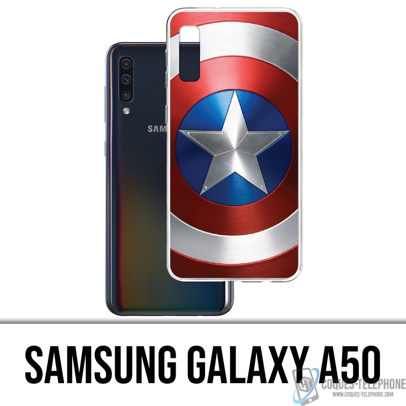 Coque Samsung Galaxy A50 - Bouclier Captain America Avengers