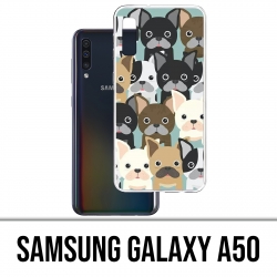 Coque Samsung Galaxy A50 - Bouledogues