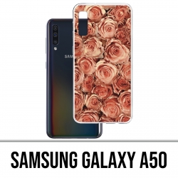 Samsung Galaxy A50 Custodia - Bouquet rosa