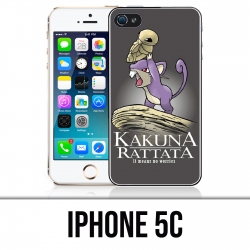 Funda iPhone 5C - Hakuna Rattata Pokémon Rey León