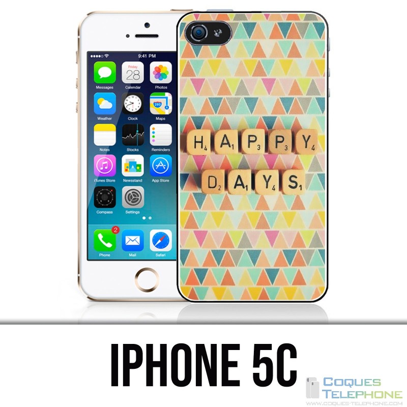 Custodia per iPhone 5C - Happy Days