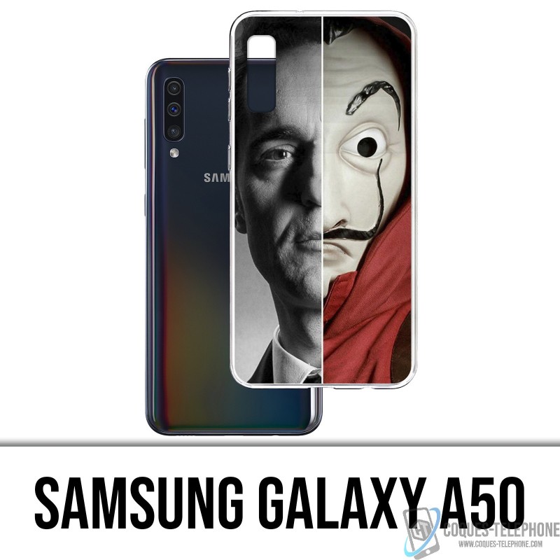 Coque Samsung Galaxy A50 - Casa De Papel Berlin Masque Split