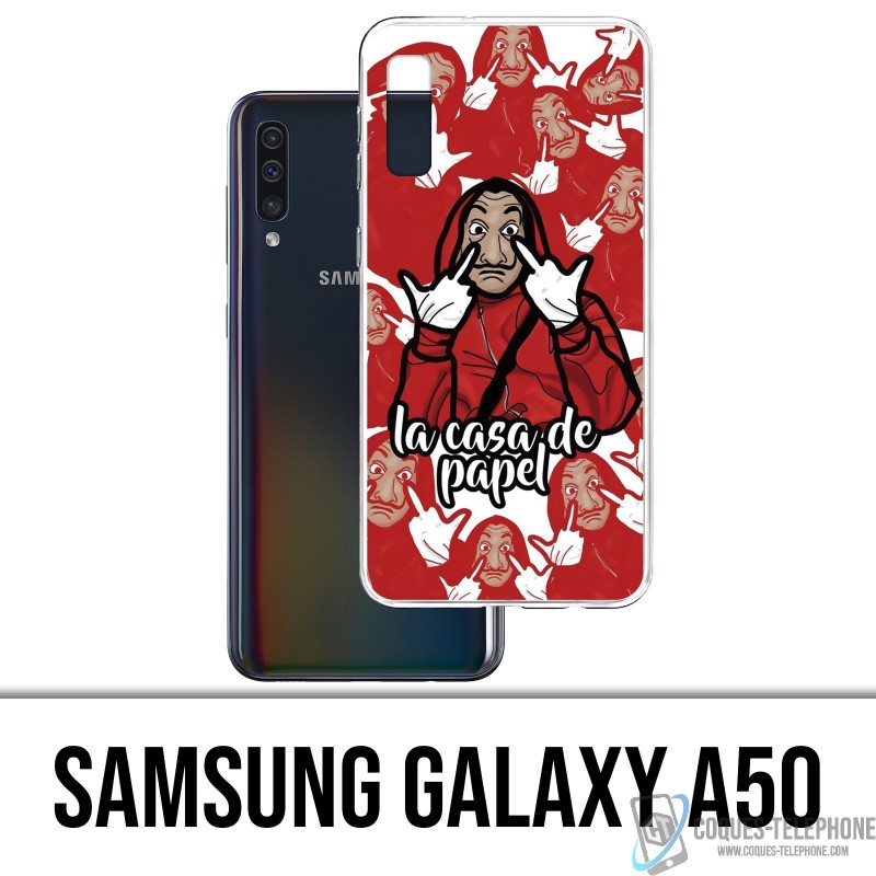 Funda Samsung Galaxy A50 - Casa De Papel Cartoon