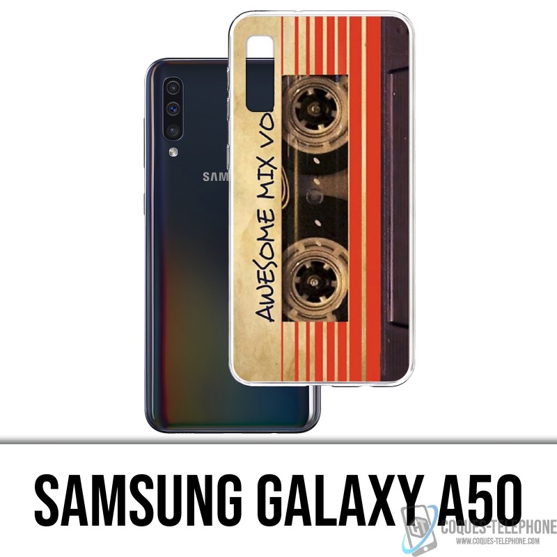 Coque Samsung Galaxy A50 - Cassette Audio Vintage Gardiens De La Galaxie