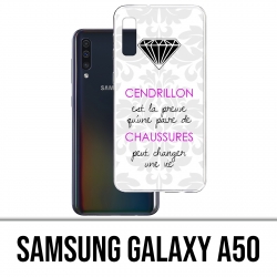 Coque Samsung Galaxy A50 - Cendrillon Citation