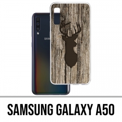 Coque Samsung Galaxy A50 - Cerf Bois