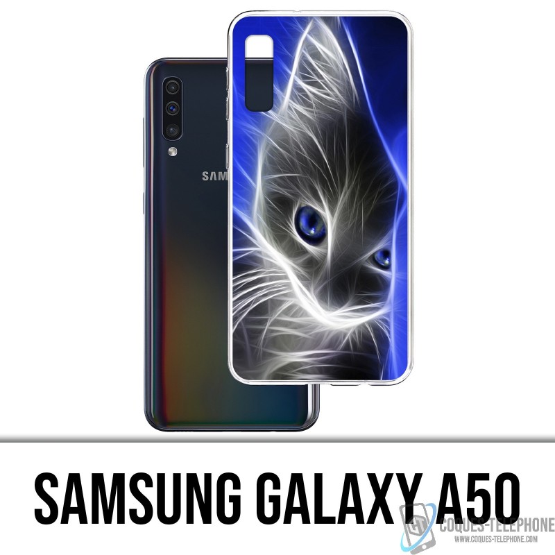 Funda Samsung Galaxy A50 - Gato Ojos Azules