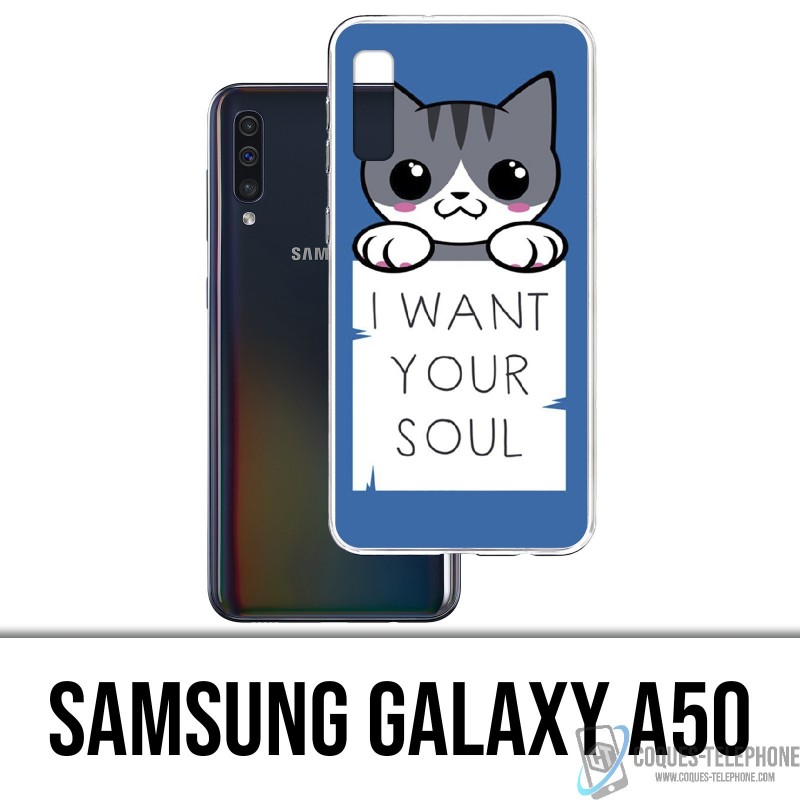 Samsung Galaxy A50 Case - Chat I Want Your Soul